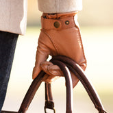 Hamdon - Men's Cashmere Lined Deerskin Glove with Strap